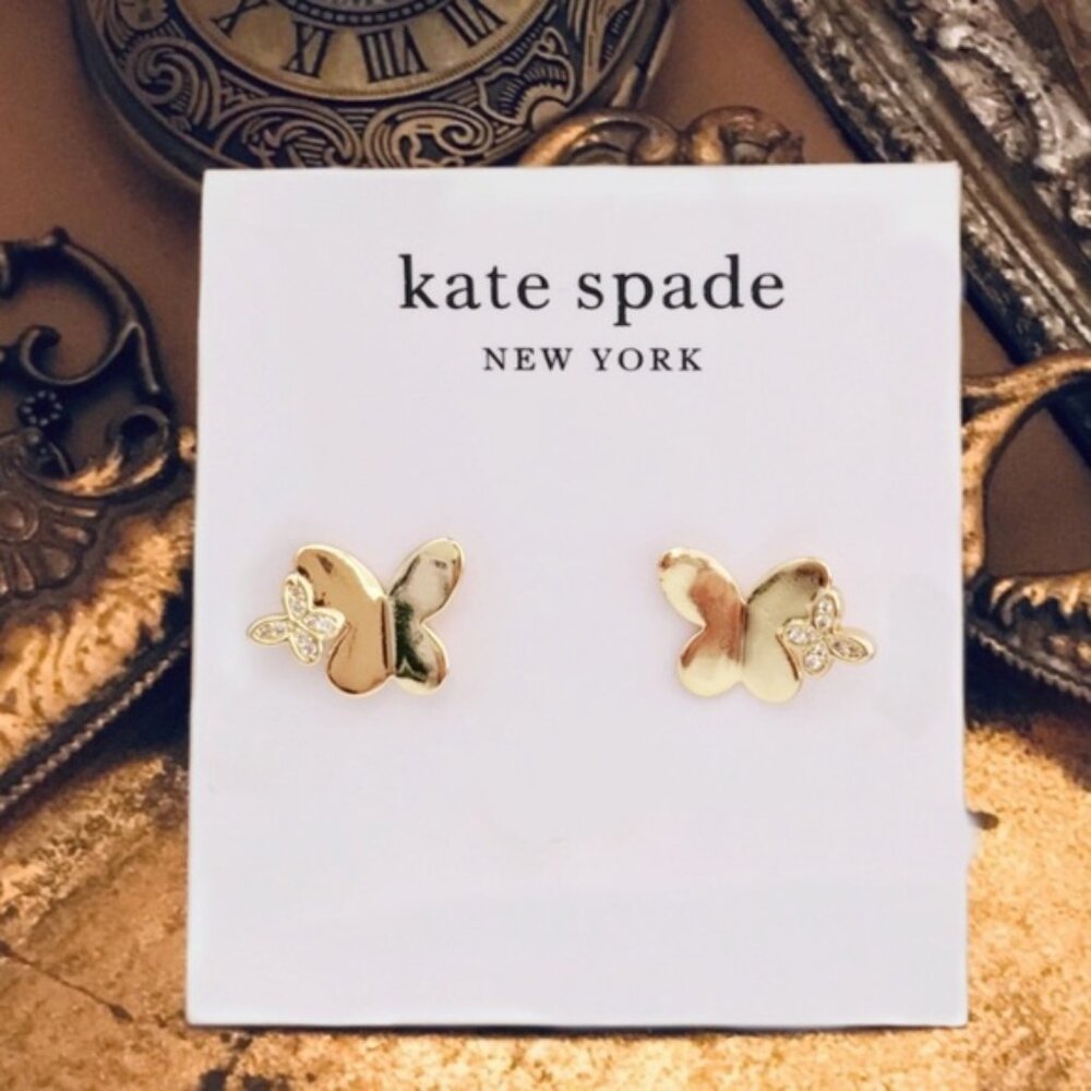 KATE SPADE • In A Flutter Butterfly Earrings - Picture 4 of 4